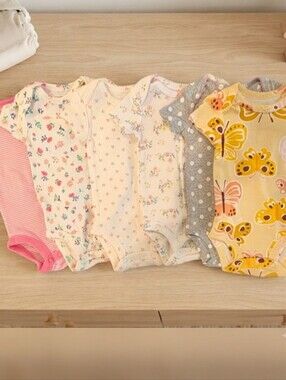 Carter's NB Colorful Kids One Piece Set